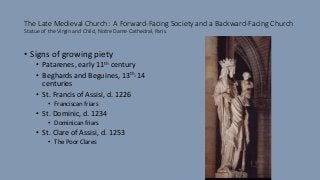 A Social History of the Medieval Church, 200-1563 AD - OLLI at UNM ...
