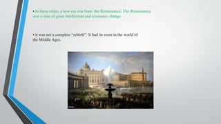 The Middle Ages to Renaissance: Cultural, Scientific, and Artistic ...