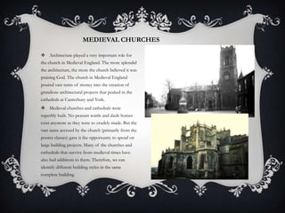 Medieval Church Roles Medieval architecture | PPTX