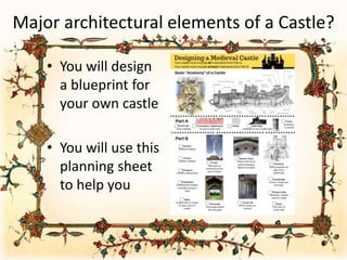 Medieval castles teacher guide | PPTX