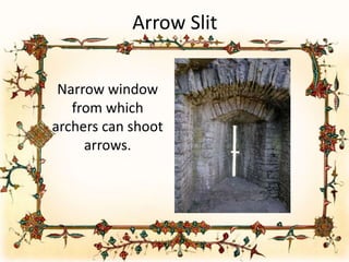 Medieval castles teacher guide | PPTX