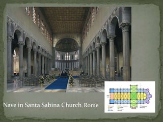 Nave in Santa Sabina Church, Rome
 