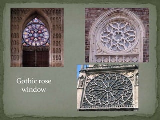 Gothic rose
window
 