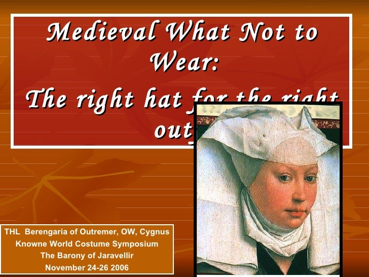 Medieval Hats Kwcs 06