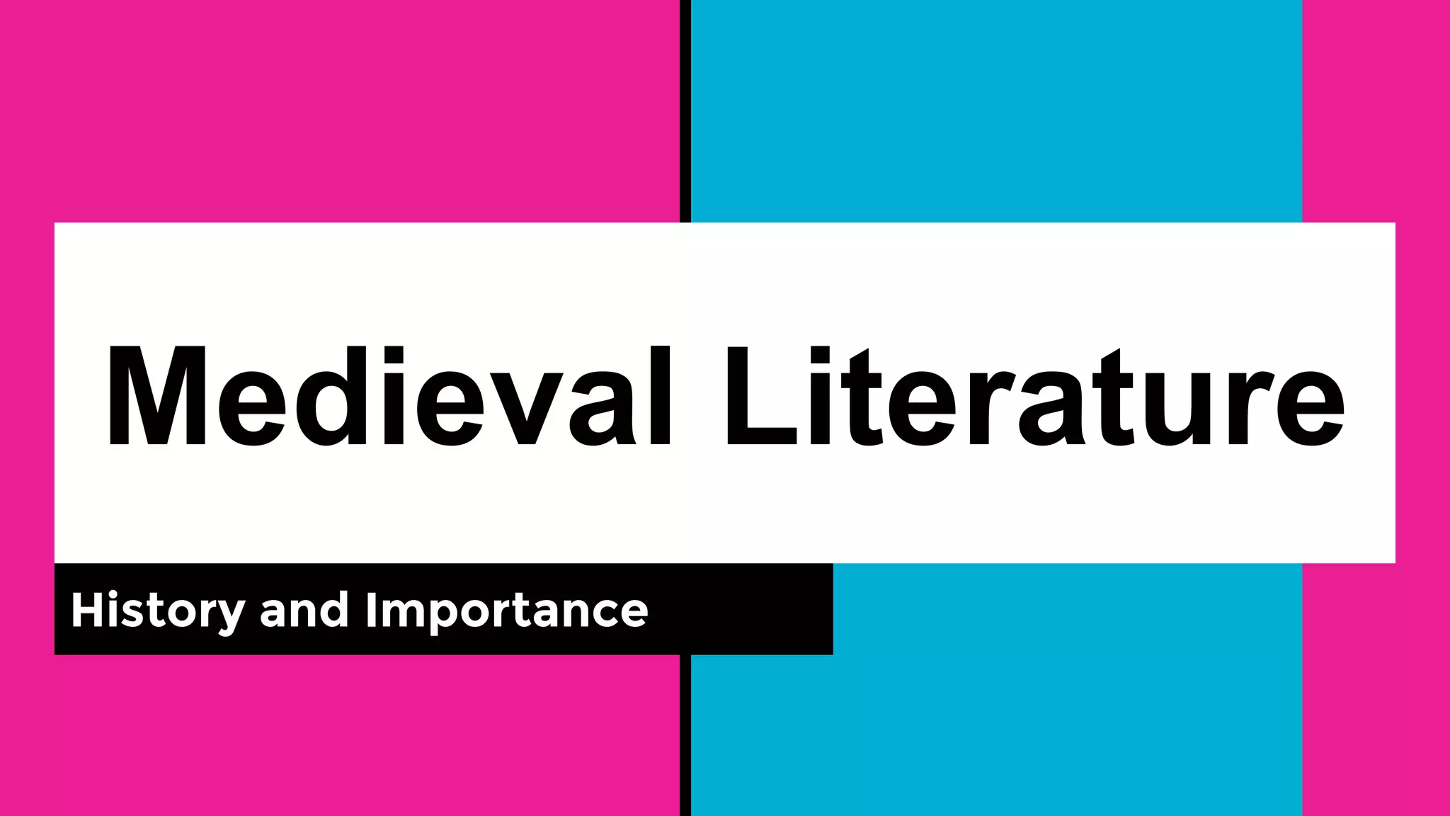medieval-literature-ppt
