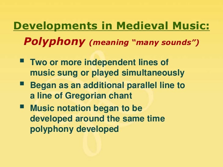 polyphonic meaning in music