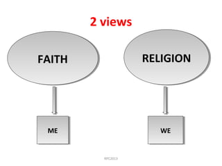 2 views
FAITHFAITH RELIGIONRELIGION
MEME WEWE
RPC2013
 