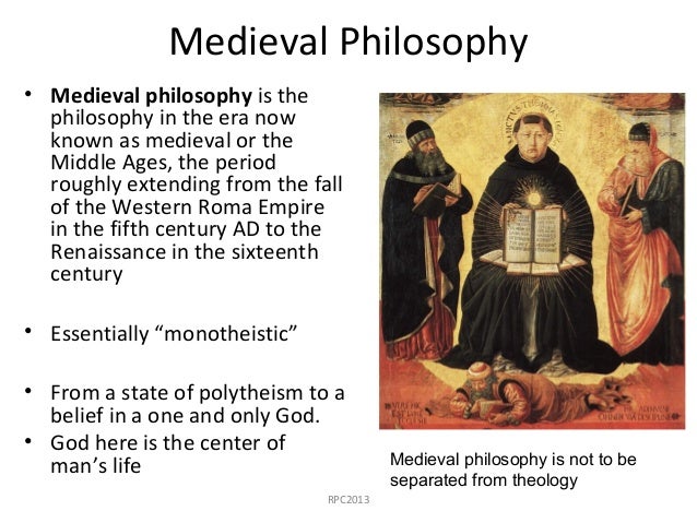 Medieval philosophy - MeDieval Philosophy 6 638