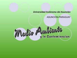 Universidad Autónoma del Asunción
ASUNCION-PARAGUAY
 