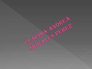 CLAUDIA ANDREA MORALES PÉREZ   