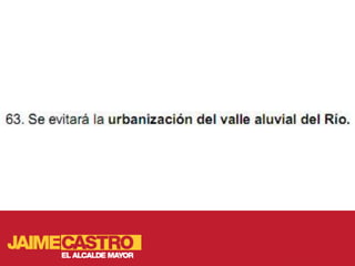 Medio ambiente para Jaime Castro
