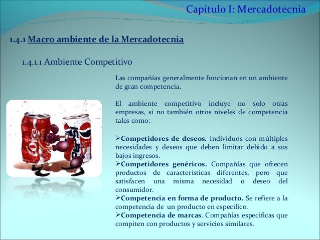 Medio ambiente de la mercadotecnia