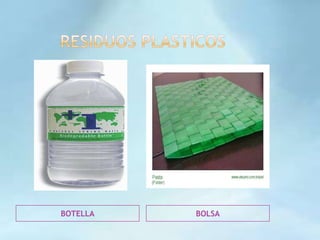 RESIDUOS PLASTICOSBOTELLABOLSA