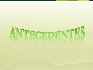 ANTECEDENTES