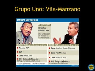Grupo Uno: Vila-Manzano
 