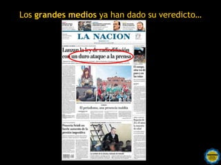 Los grandes medios ya han dado su veredicto…
 