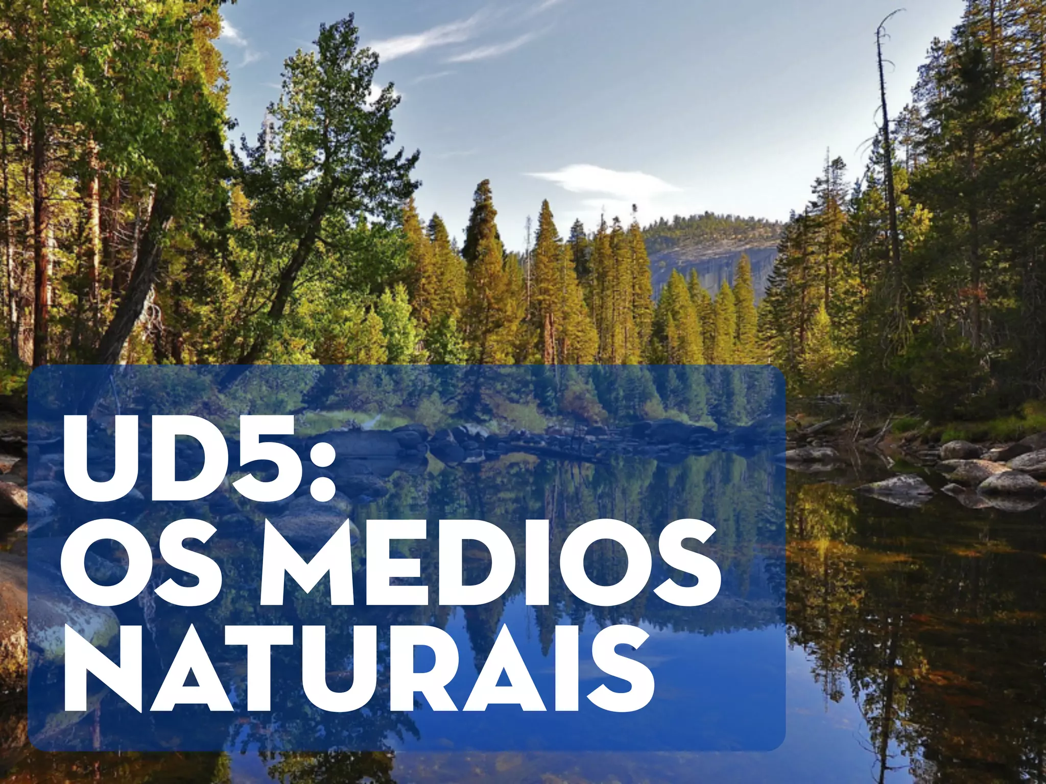 UD5:
OS MEDIOS
NATURAIS