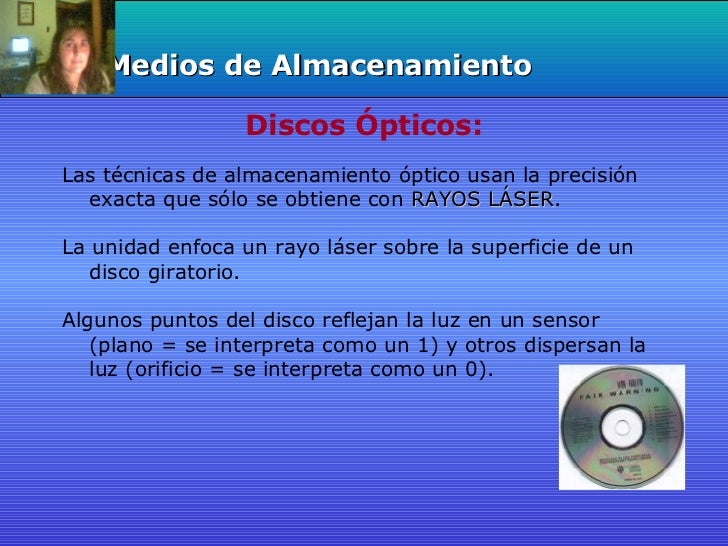 Medios Almacenamiento Laura Molina