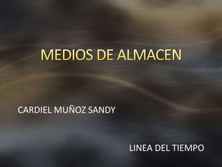 CARDIEL MUÑOZ SANDY


                      LINEA DEL TIEMPO
 