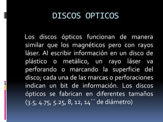 CLASIFICACIÓN DEL DISCO,[object Object]
