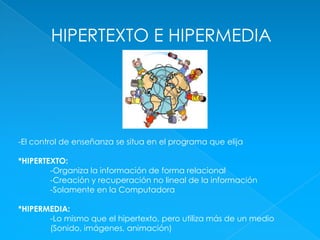 EL CINE-Existen filmes totalmente educativos	1. Cine Pedagógico: La educación no es el tema si no el objetivo	2. Cine Educativo: Ejerce algún tipo de influencia educativa. 	“Películas Didácticas”-La escuela debe incorporar el cine como una técnica y un lenguaje