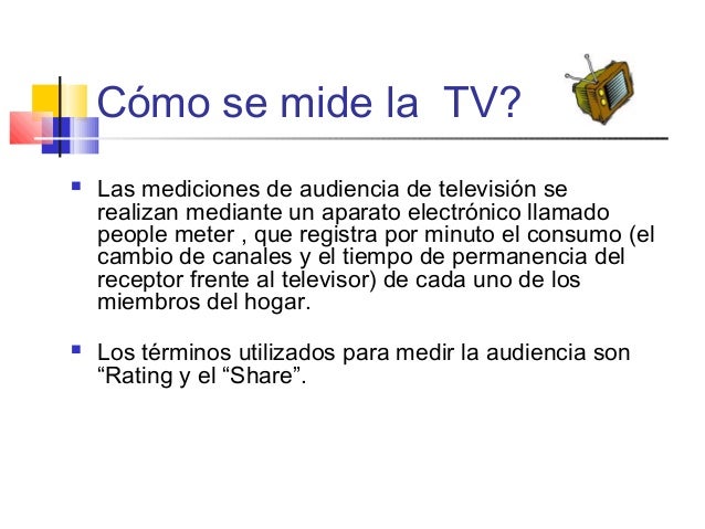 La TV como medio de comunicación