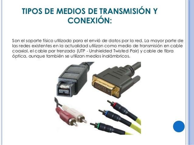 Medios de conexión de redes