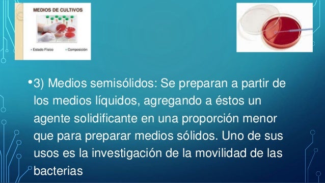Medios de cultivo