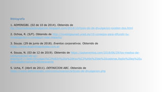 MEDIOS DE DIVULGACIÓN | PDF
