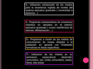 Resultan idóneos para la proporcionar recursos tecnológicos y materiales didácticos de uso ocasional.