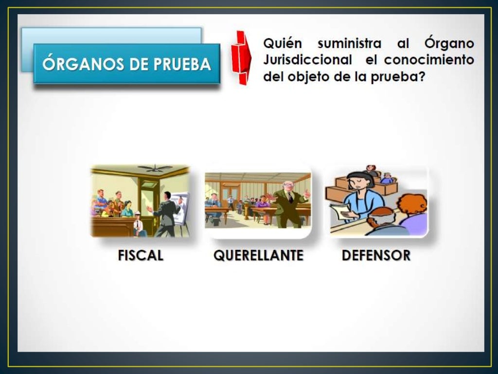 Medios de Prueba en Materia Penal
