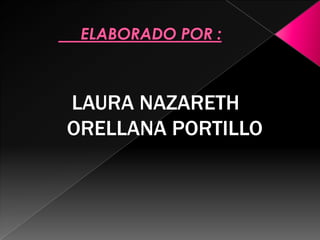 LAURA NAZARETH
ORELLANA PORTILLO
 