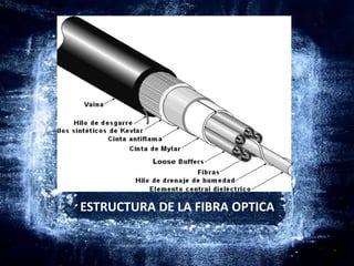 ESTRUCTURA DE LA FIBRA OPTICA