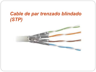 Cable de par trenzado blindado
(STP)
 