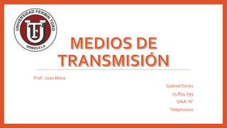 Prof.: Juan Mora
GabrielTorres
25.854.799
SAIA “A”
Teleproceso
 