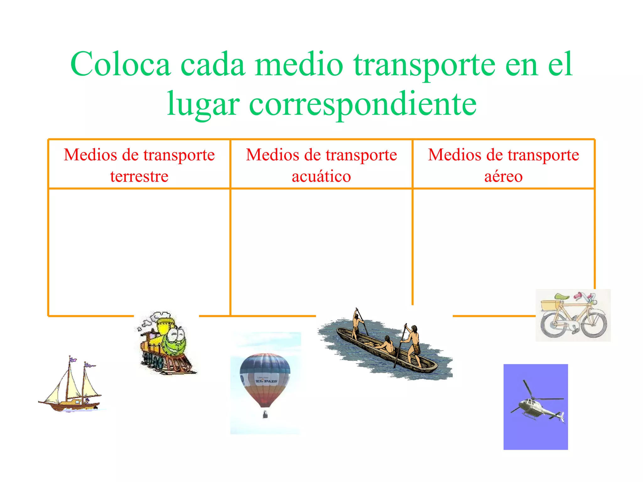 Medios de transporte | PPT