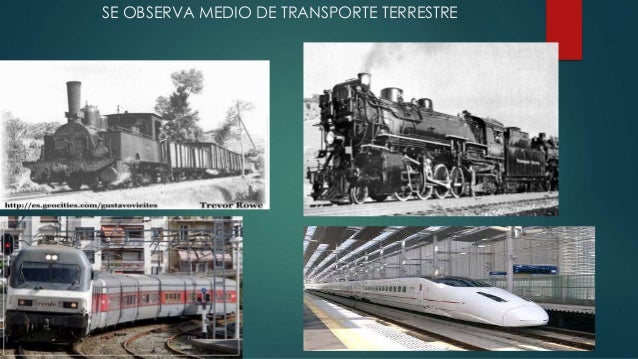 Medios de transporte de antes y de ahora