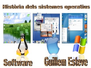 Història dels sistemes operatius Guillem Esteve Software 