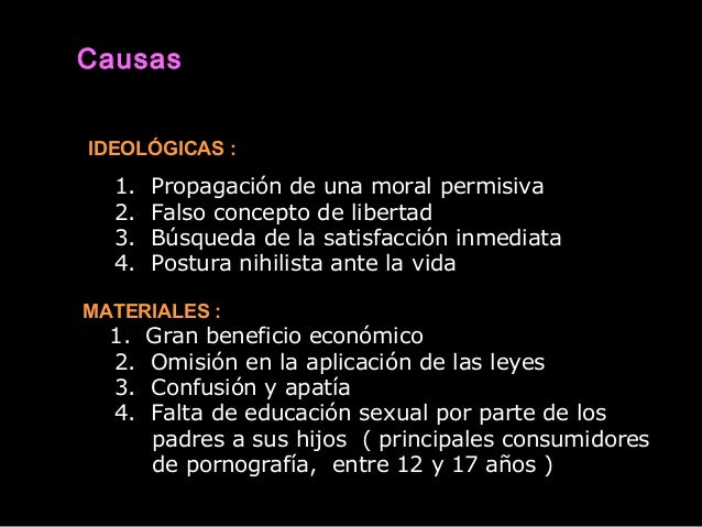 Resultado de imagen para CAUSAS DE LA PORNOGRAFIA