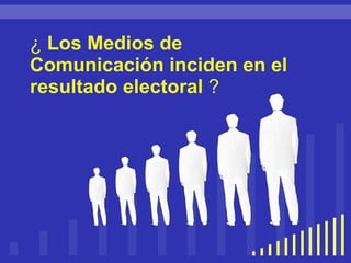 ¿  Los Medios de Comunicación inciden en el resultado electoral  ? 