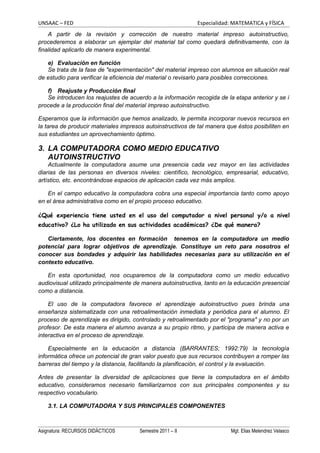 Medios y materiales educativos