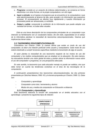 Medios y materiales educativos