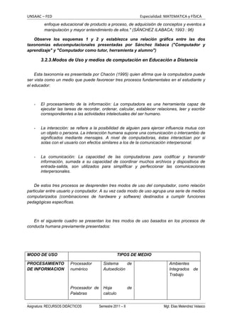 Medios y materiales educativos