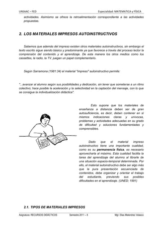 Medios y materiales educativos