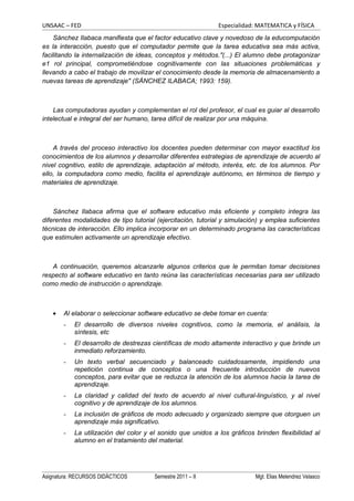 Medios y materiales educativos