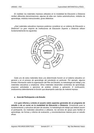 Medios y materiales educativos