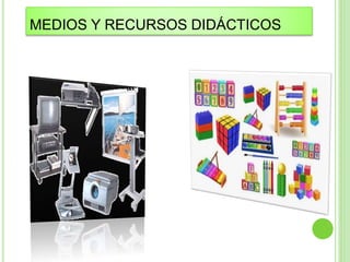 MEDIOS Y RECURSOS DIDÁCTICOS
 