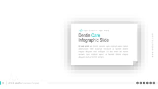 39 2018 © MediPro Presentation Template
w
w
w
.
w
e
b
s
i
t
e
.
c
o
m
Dentin Care
Infographic Slide
Y o u r S u b t i t l ...
