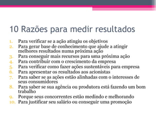 Medindo resultados de campanhas