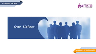 A LEGACY OF EXCELLENCE
COMPANY PROFILE
 